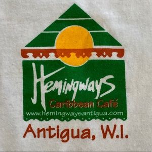 Hemingways Caribbean Cafe T-shirt Antigua Unisex M